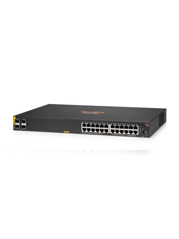 Aruba 6300M 24-port HPE Smart Rate 1/2.5/5GbE Class 6 PoE and 4-port ...