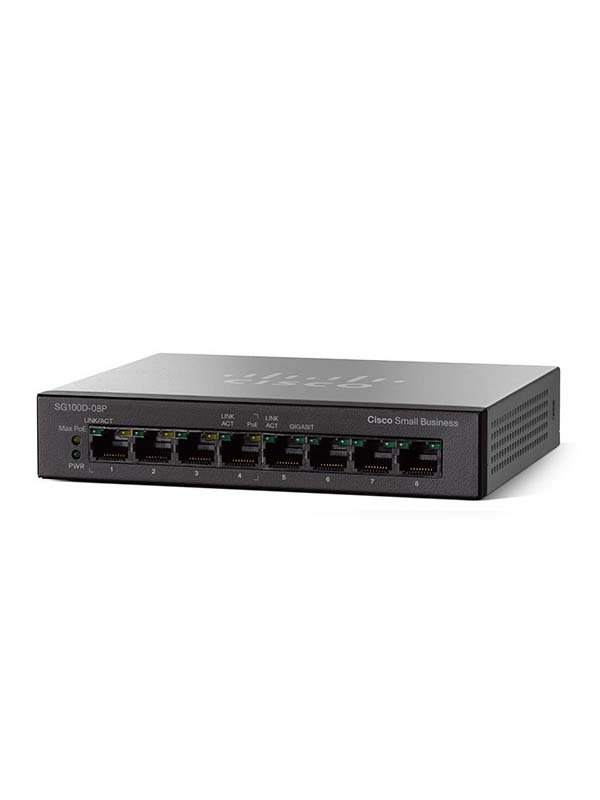 Cisco 100 Series Unmanaged Switches SF100D-08 Price & Specification ...